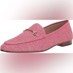 Sam Edelman Pink Textured Loafers